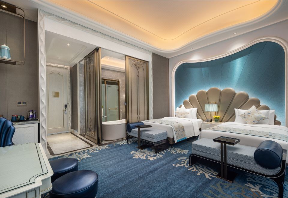 Wanda Vista Qingdao Oriental Film City HotelExecutive Grand Deluxe Sea View Twin