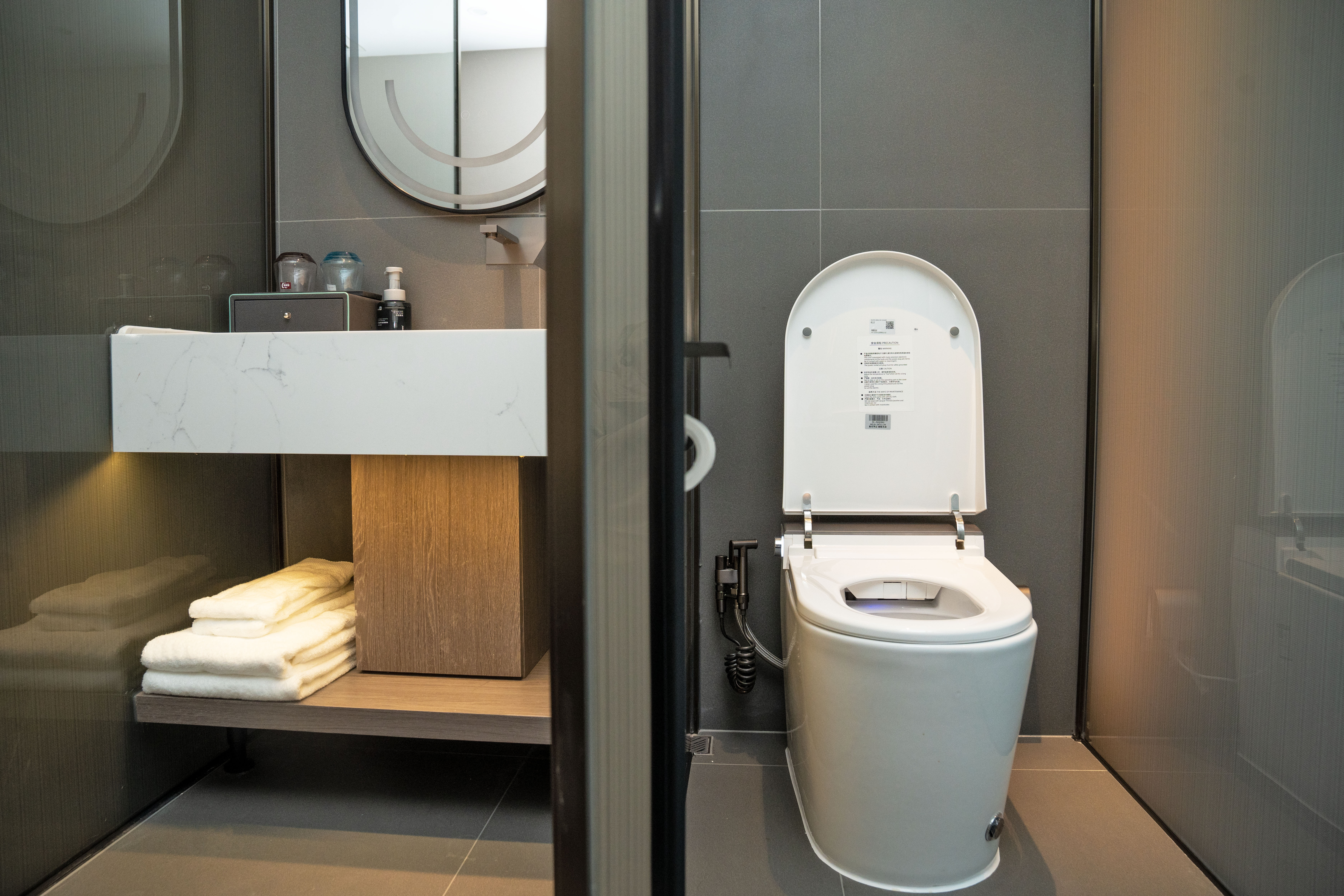 雅致城景双床房｜语音客控&森林氧吧&落地窗&零压床垫