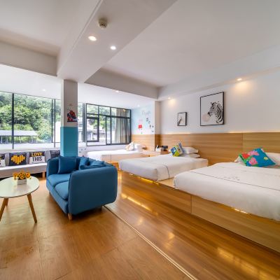 星宿·街景三人間【全屋智能｜大空間｜180°山景景觀】 悅宿水岸飯店（陽朔西街店）優惠