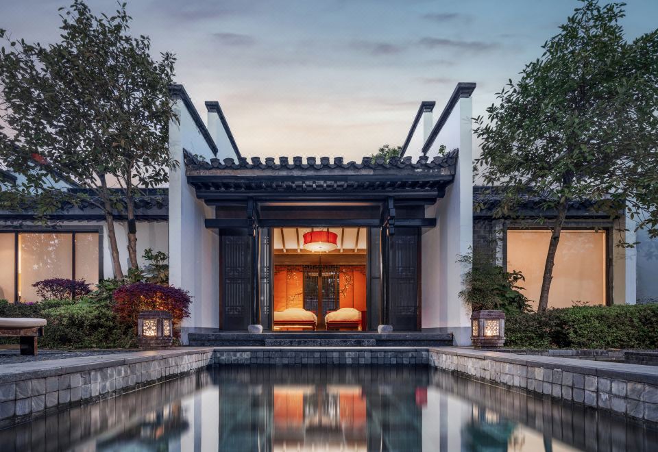 瑤月泳池別墅雙床房