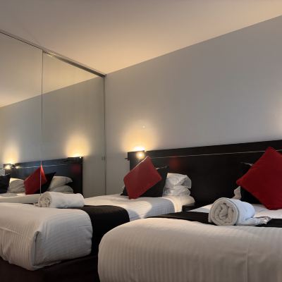 One Bedroom Budget Apartment Aura on Flinders Serviced Apartments Promo Code