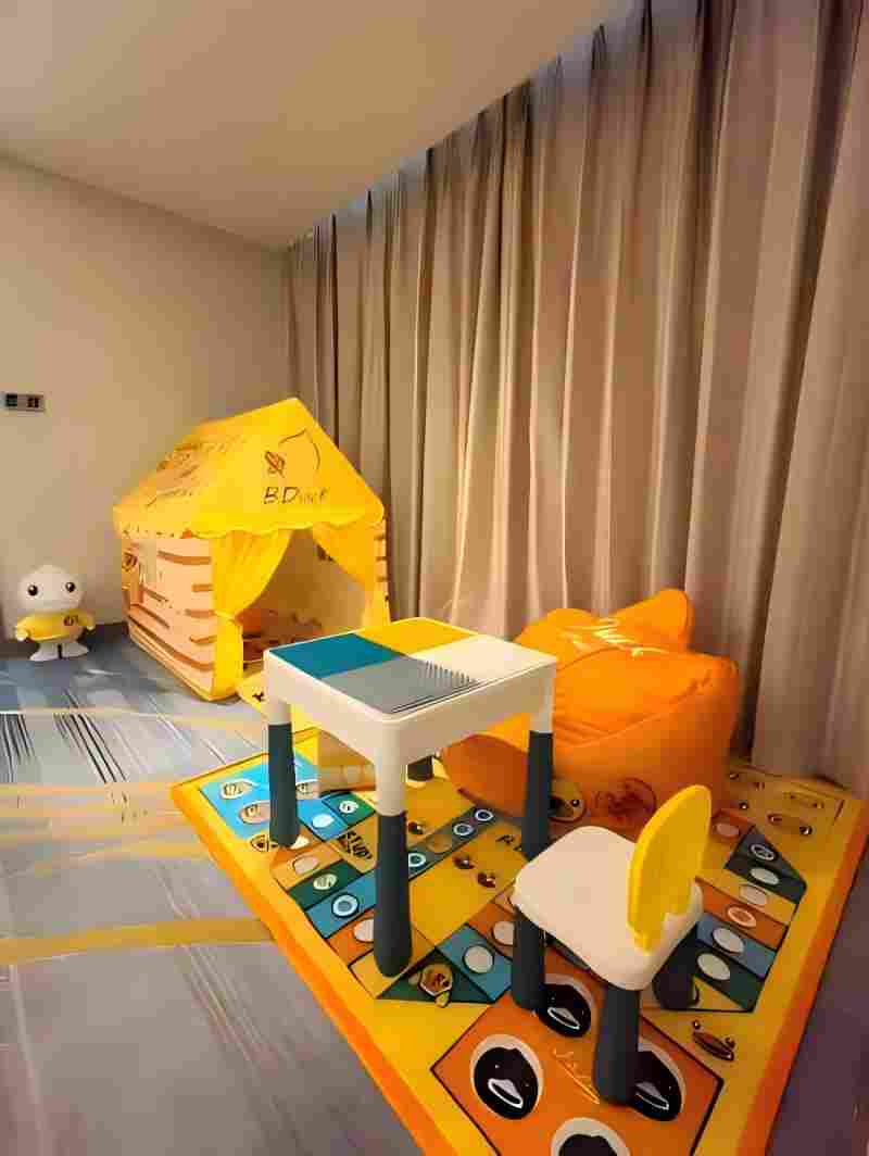 萌趣.Bduck小黄鸭亲子房（舒睡大床+帐篷+天猫精灵）