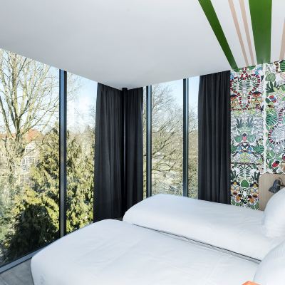 豪華私人四人房-帶連接浴室 阿姆斯特丹創造者旅舍優惠