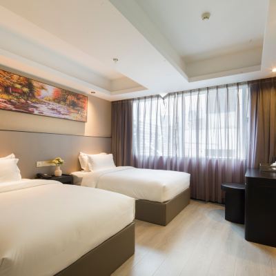 悅享靜謐雙床房 吉悅飯店（廣州動物園沙河頂地鐵站店）優惠