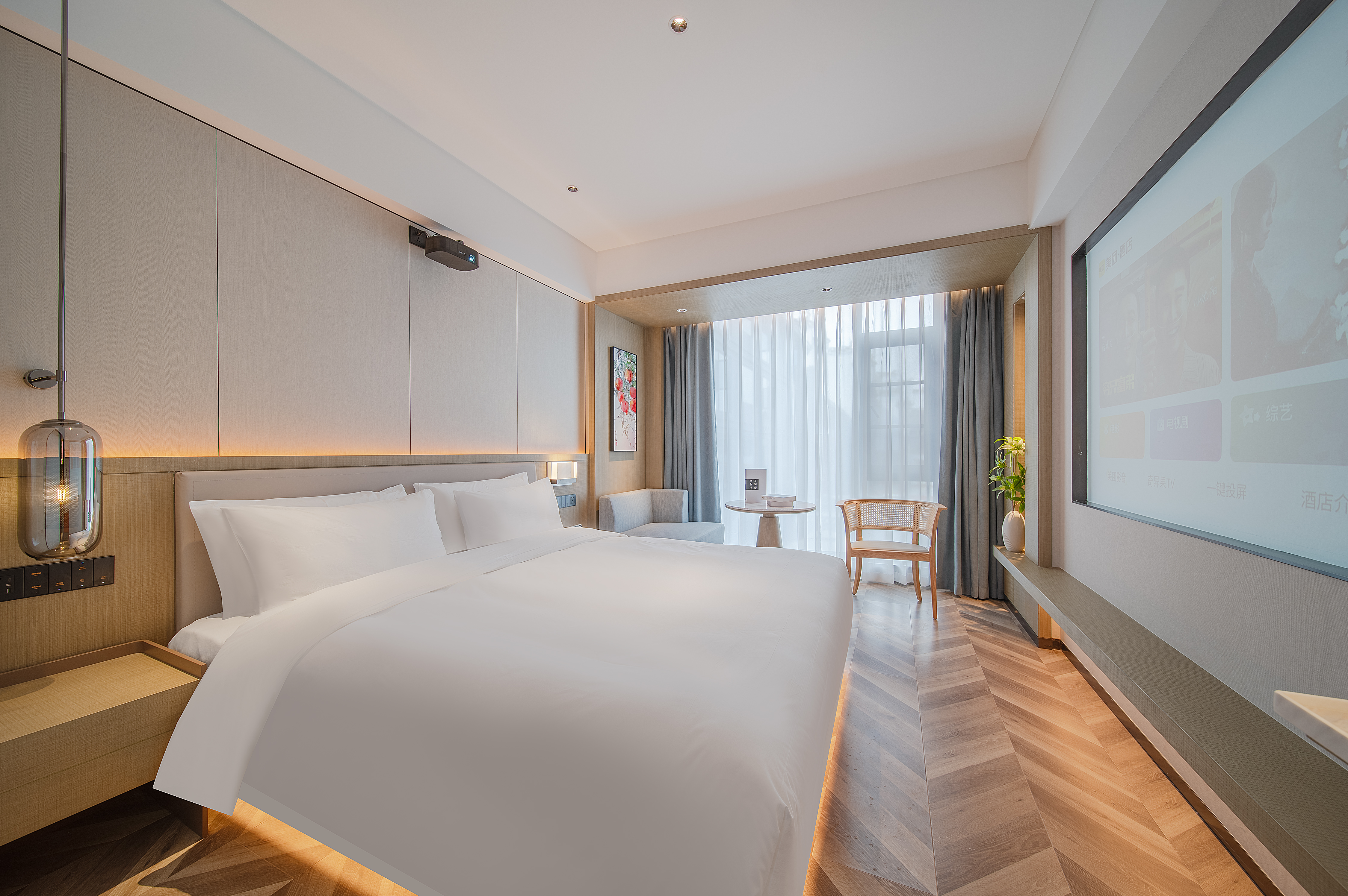 巨幕I影音大床房（影院级杜比音效+奇艺果VIP+全景落地窗）