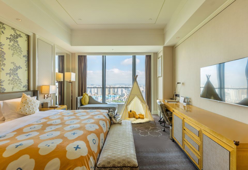 顶呱呱湖景亲子房（俯瞰南湖全景+小童帐篷）