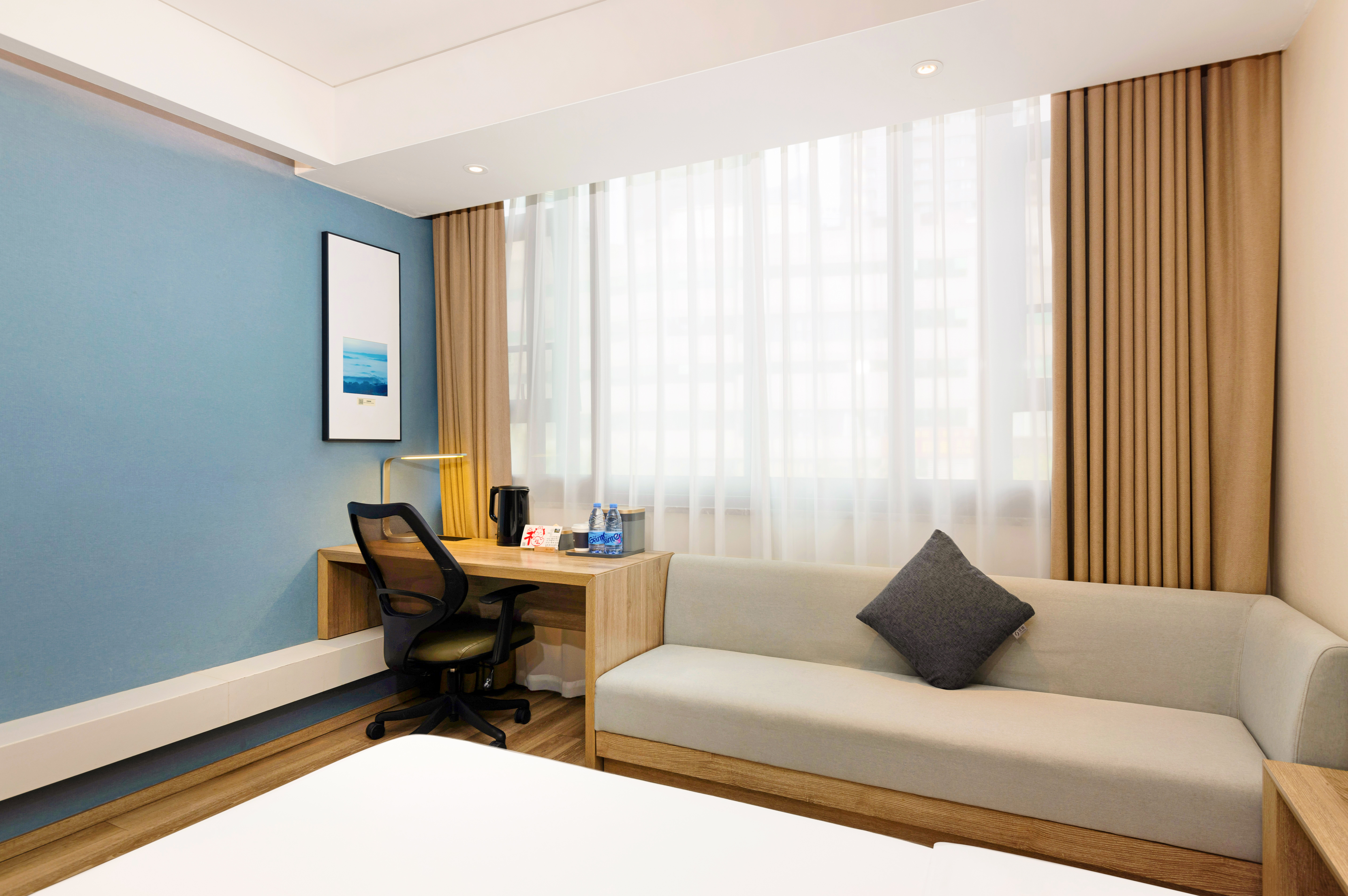 几木双床房（深睡PRO枕+LaiFen吹风+小冰箱+浴袍）