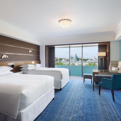 オーシャンドリームルーム　ベッド2台, 本館, バルコニー シェラトン・グランデ・トーキョーベイ・ホテル クーポン