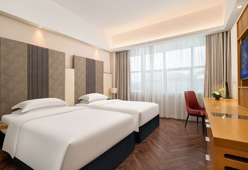 精致雙床房（大牌洗護+大飄窗+助眠床品）