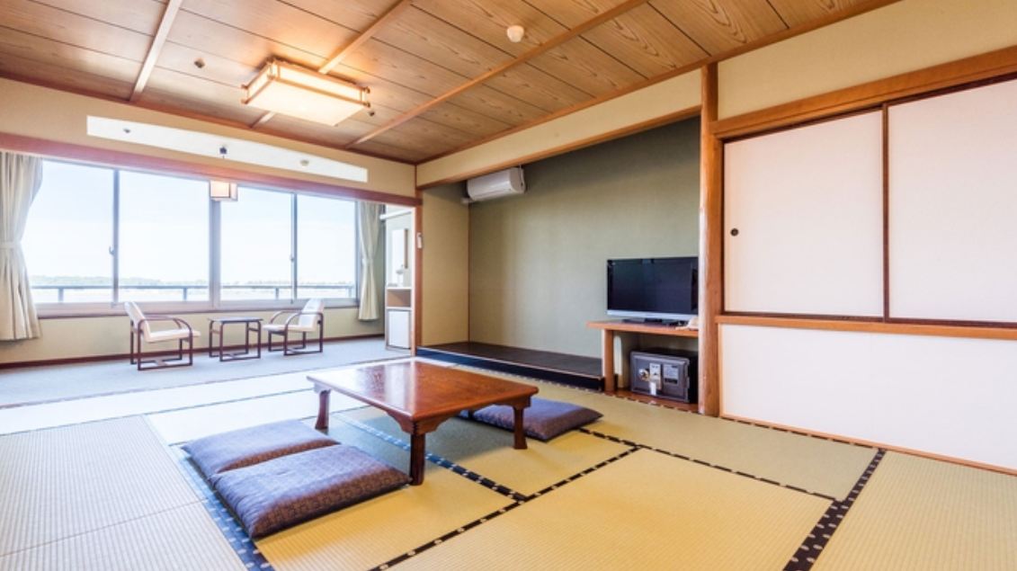 【无烟】标准日式客房，12+6张榻榻米，带室内浴池