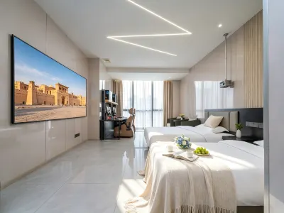 Yinchuan Zeus E-Sports Hotel (Baohu Park Haiyue Plaza) Hotele w: 