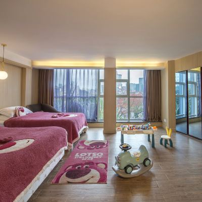熊熊總動員親子房 珠海拱北口岸嘉麗城景酒店優惠