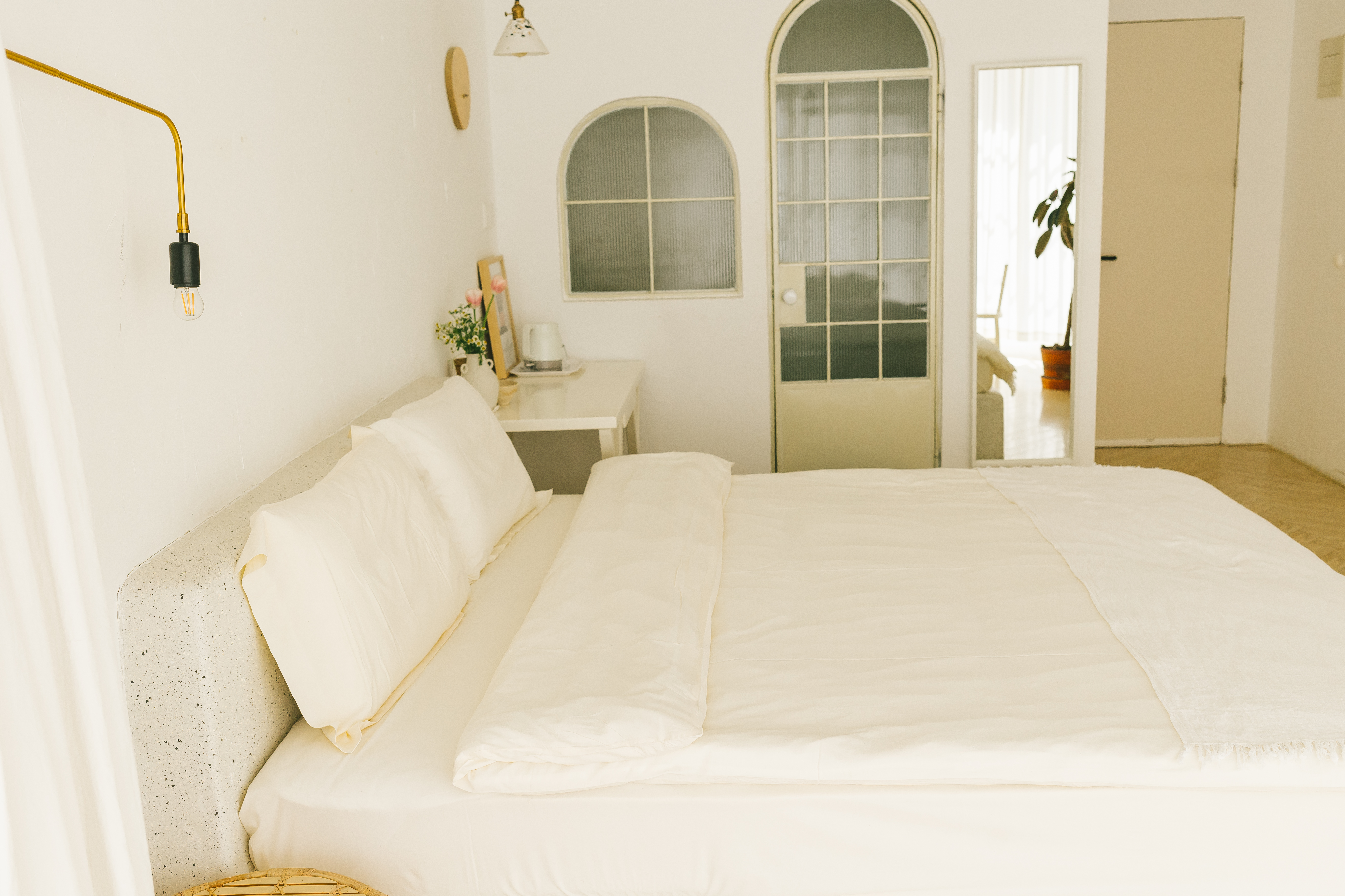 郁李｜「超大弧形落地窗·庭院风景」