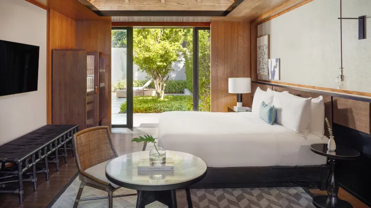 วิลล่า, 1 ห้องนอน (สระว่ายน้ำในสวน)