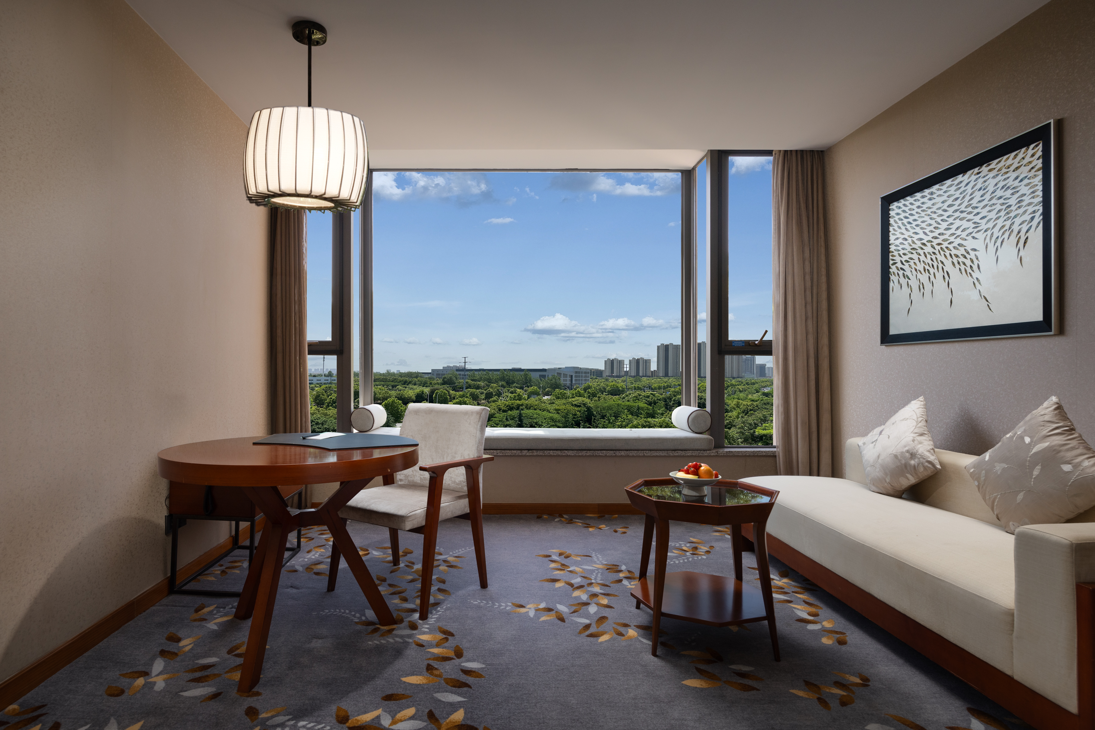 豪华园景双床房