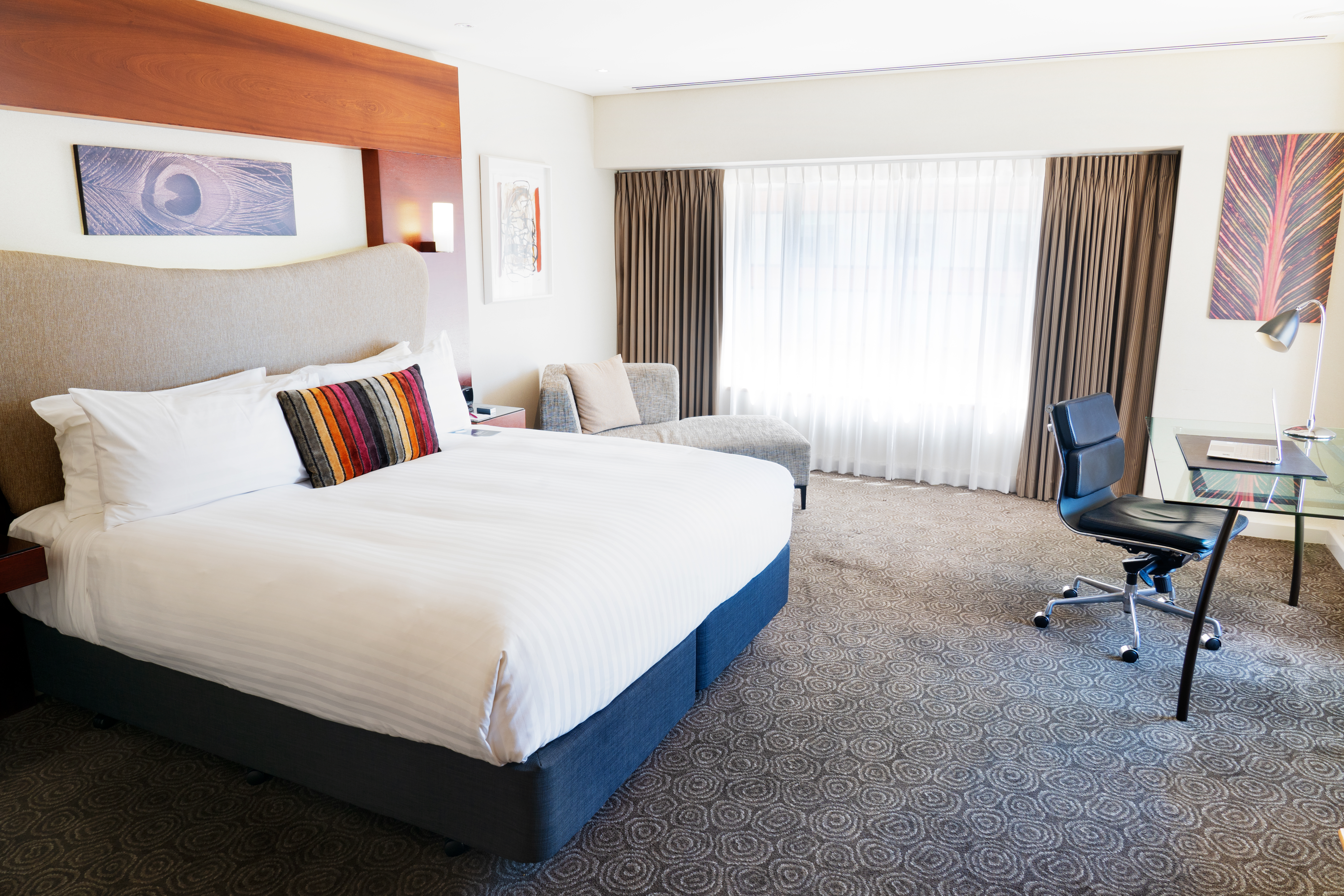 1张特大床优质高楼层休息室通行权