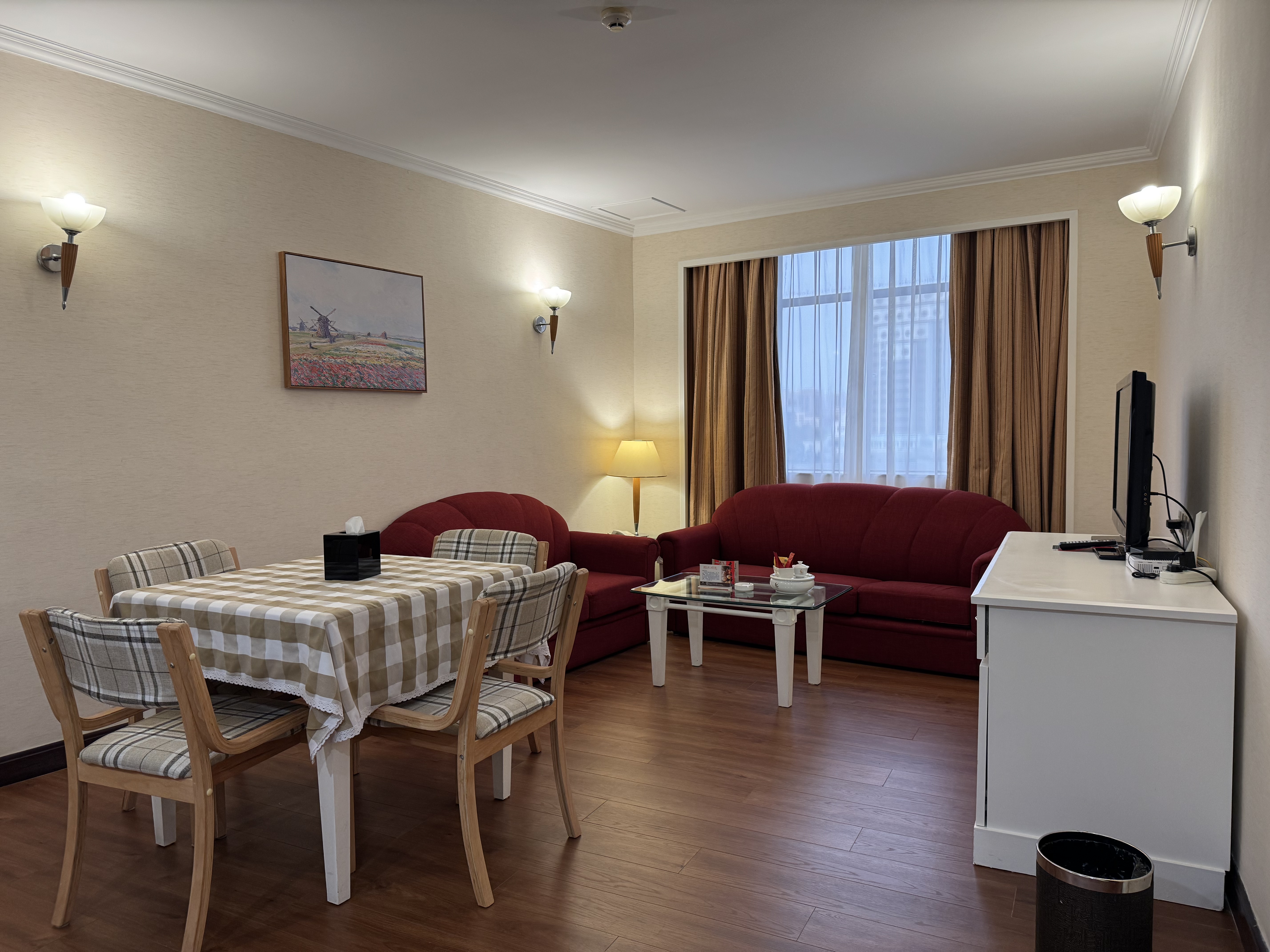 Shantou Golden Gulf  Hotel (Vientiane City)康养公寓房（西式厨房/客厅/冰箱/洗衣机/居家收纳）