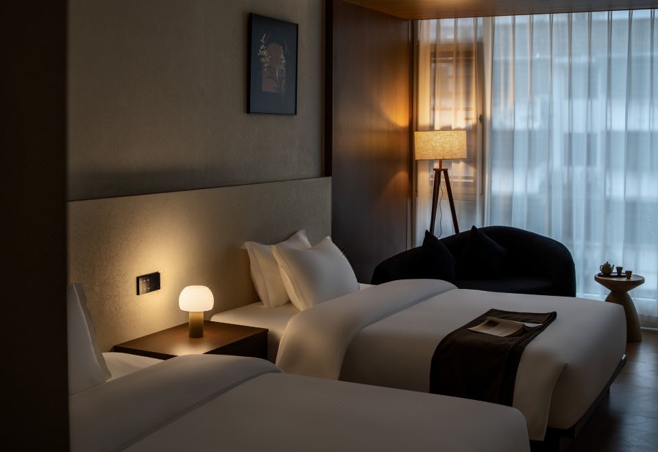 柠时丨想云轻奢双床房（中央空调+智能马桶）