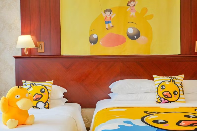 小黄鸭主题亲子房