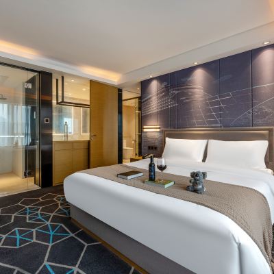 豪華商務套房『超大空間•私湯浴缸•獨立客廳』 古格雅閣公寓（廣州萬達店）優惠