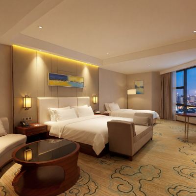 家庭雙床房 | 城景夜景·冰箱 新君悅國際飯店（廣州南站錦龍地鐵站店）優惠