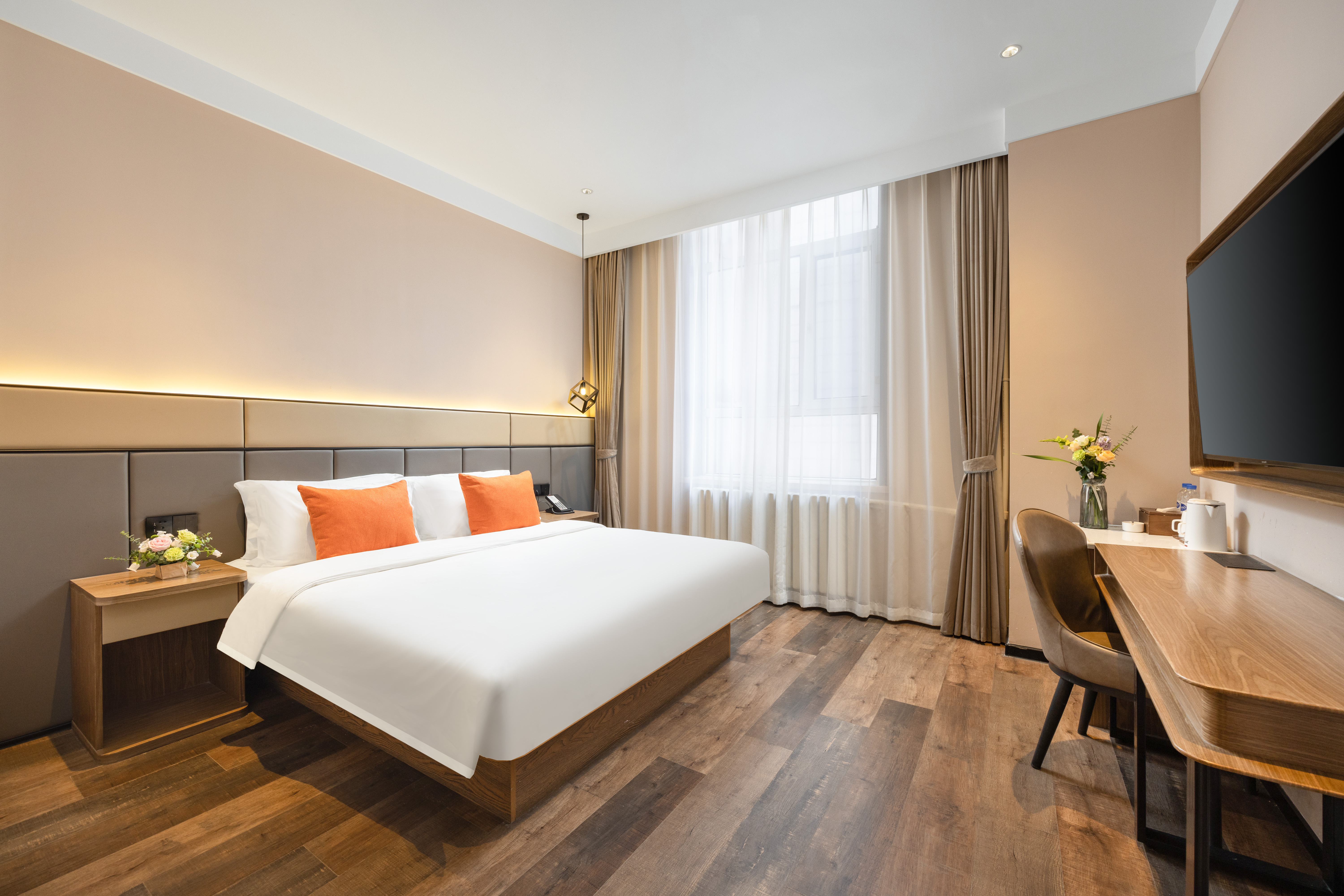 禧韵·舒压轻奢大床房【55寸网络电视+乾湿分离】