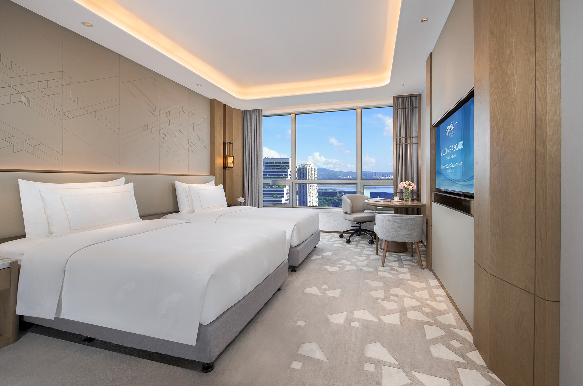 至尊湾景双床房