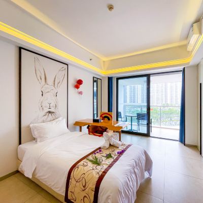 悦享叁人間套房（1室1廳+超大空間+獨立觀景陽台） 三亞子悦康年酒店優惠