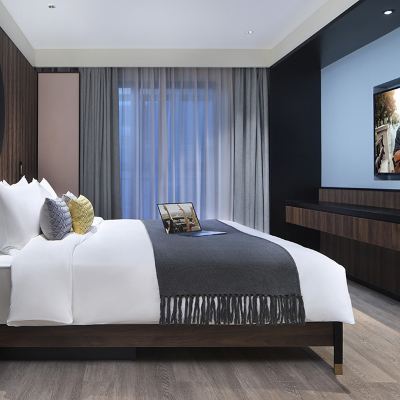 豪華單房公寓（可投屏+冰箱+洗烘一體機+廚房+獨立陽台） 上海馨樂庭虹橋中心公寓酒店優惠