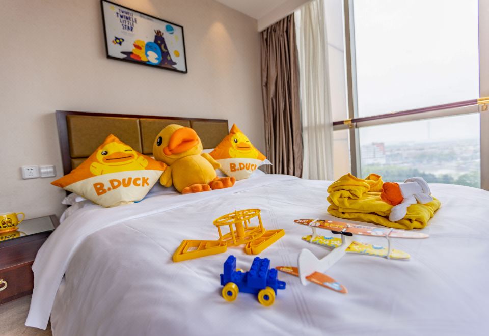 小黄鸭主题亲子套房