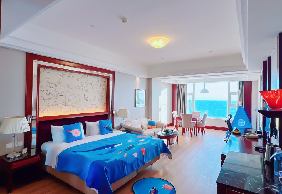 海景亲子大床房（海景落地窗，帐篷童趣）