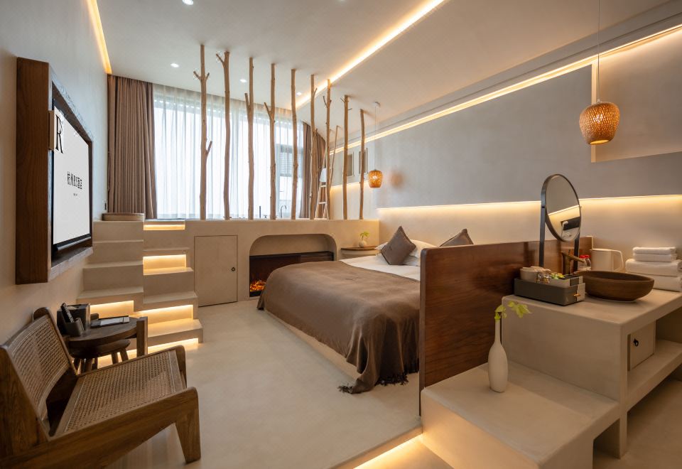 北歐浪漫浴缸房