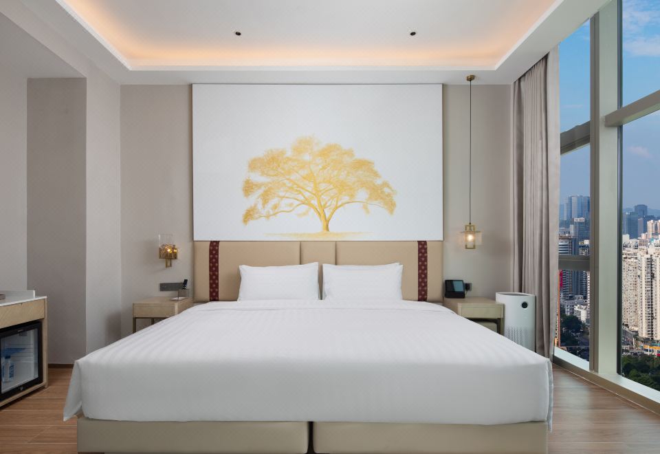 灣景豪華大床房（超大落地窗+智能客控+美粧鏡）