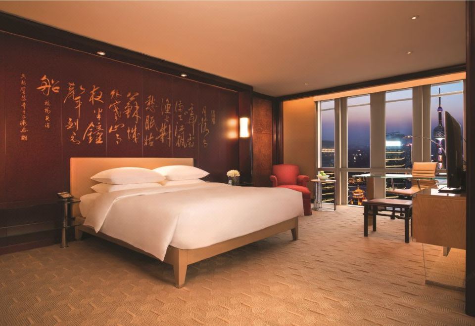 東方明珠景觀特大床房