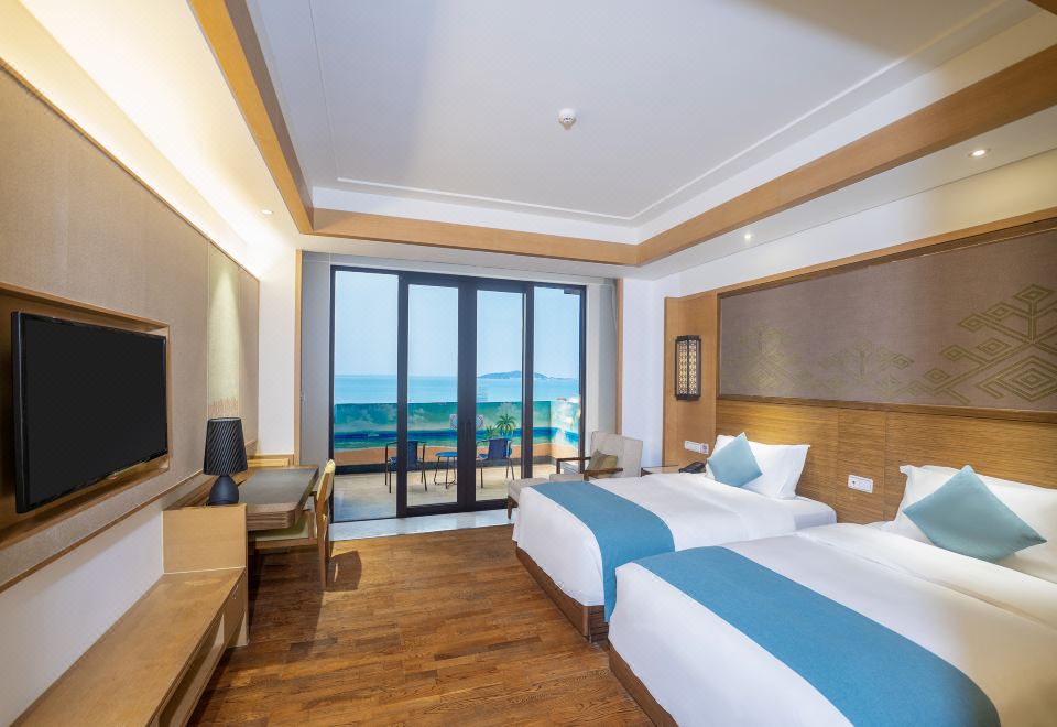 豪華海景雙床房