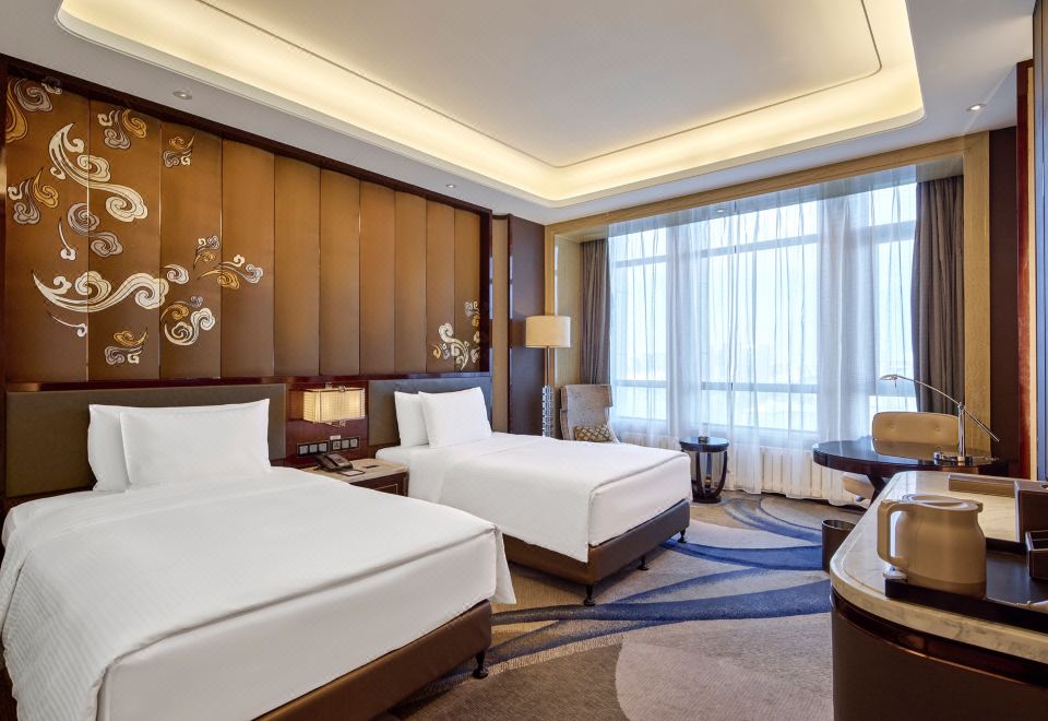 高级凤城城市景观双床房