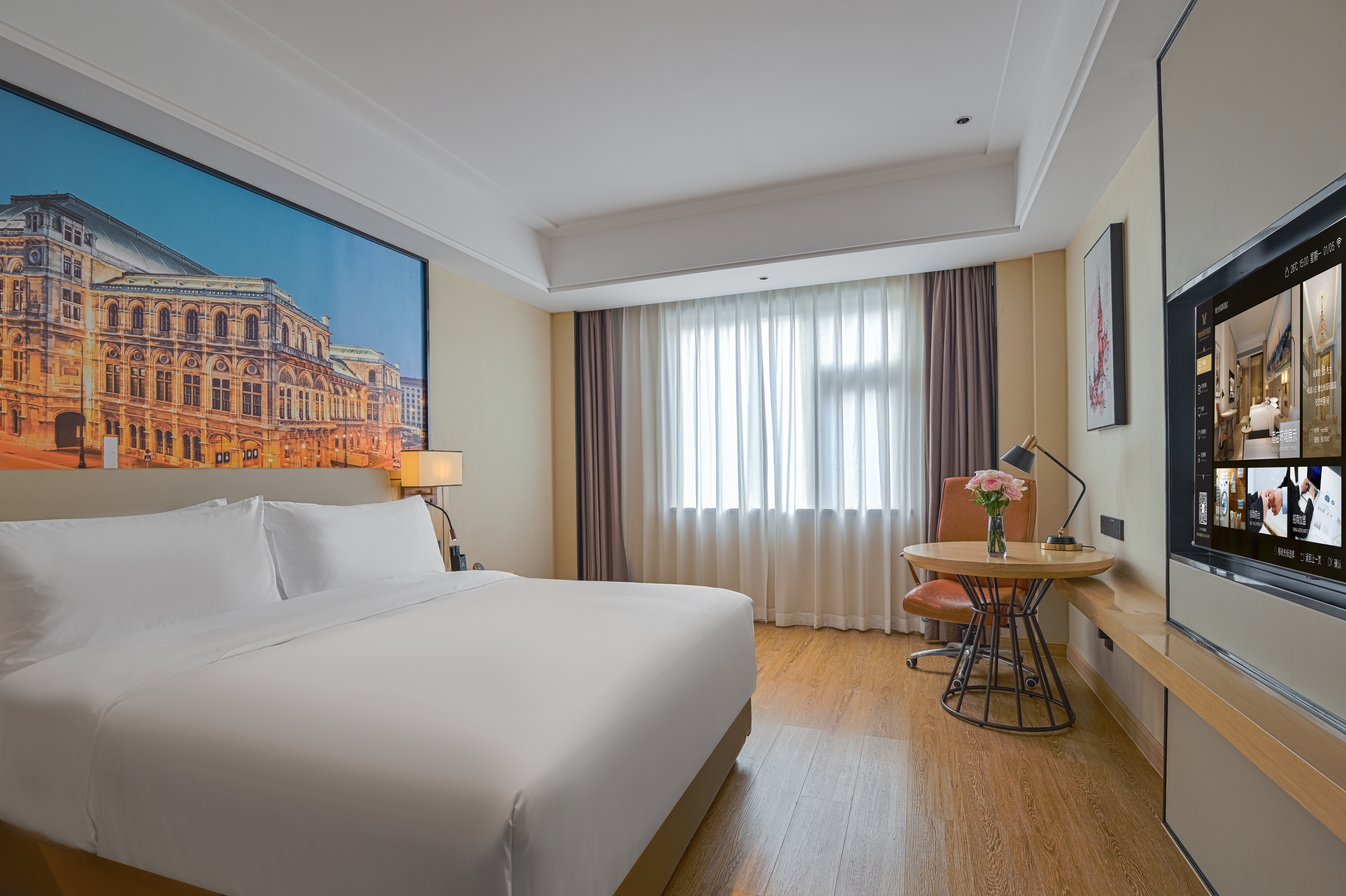 豪华大床房【愉梦床垫+宽敞静谧+Coffee机】