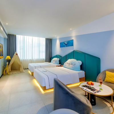 尚趣雙床房（智能客控+空氣凈化器+智能馬桶） 易趣輕奢飯店（中山三鄉鎮店）優惠