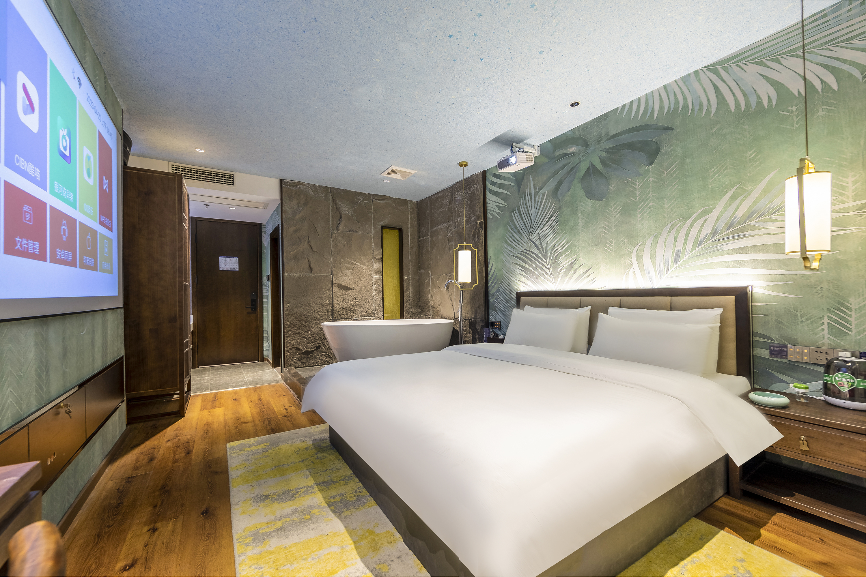 竹溪观影房（语音智控+超大投影+零压床垫）