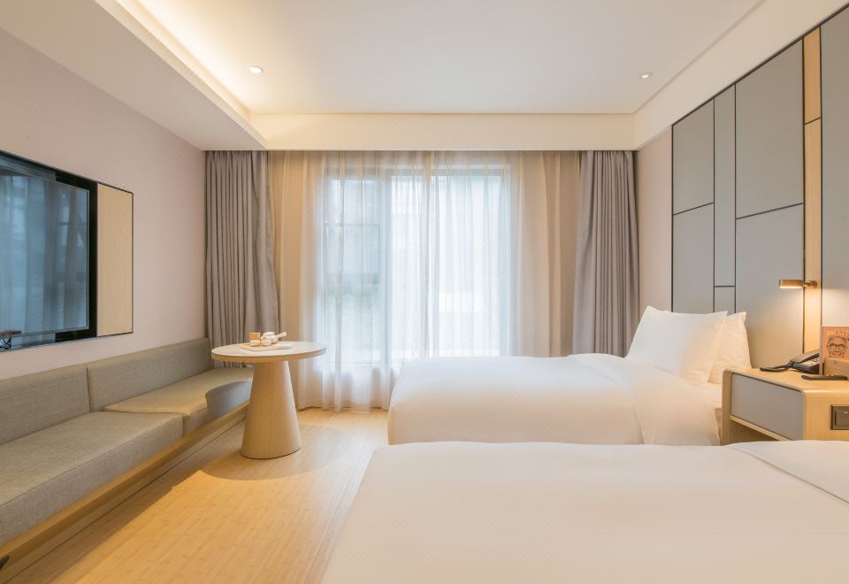 雙床房（金可兒床墊+超長沙發+乾濕分離）