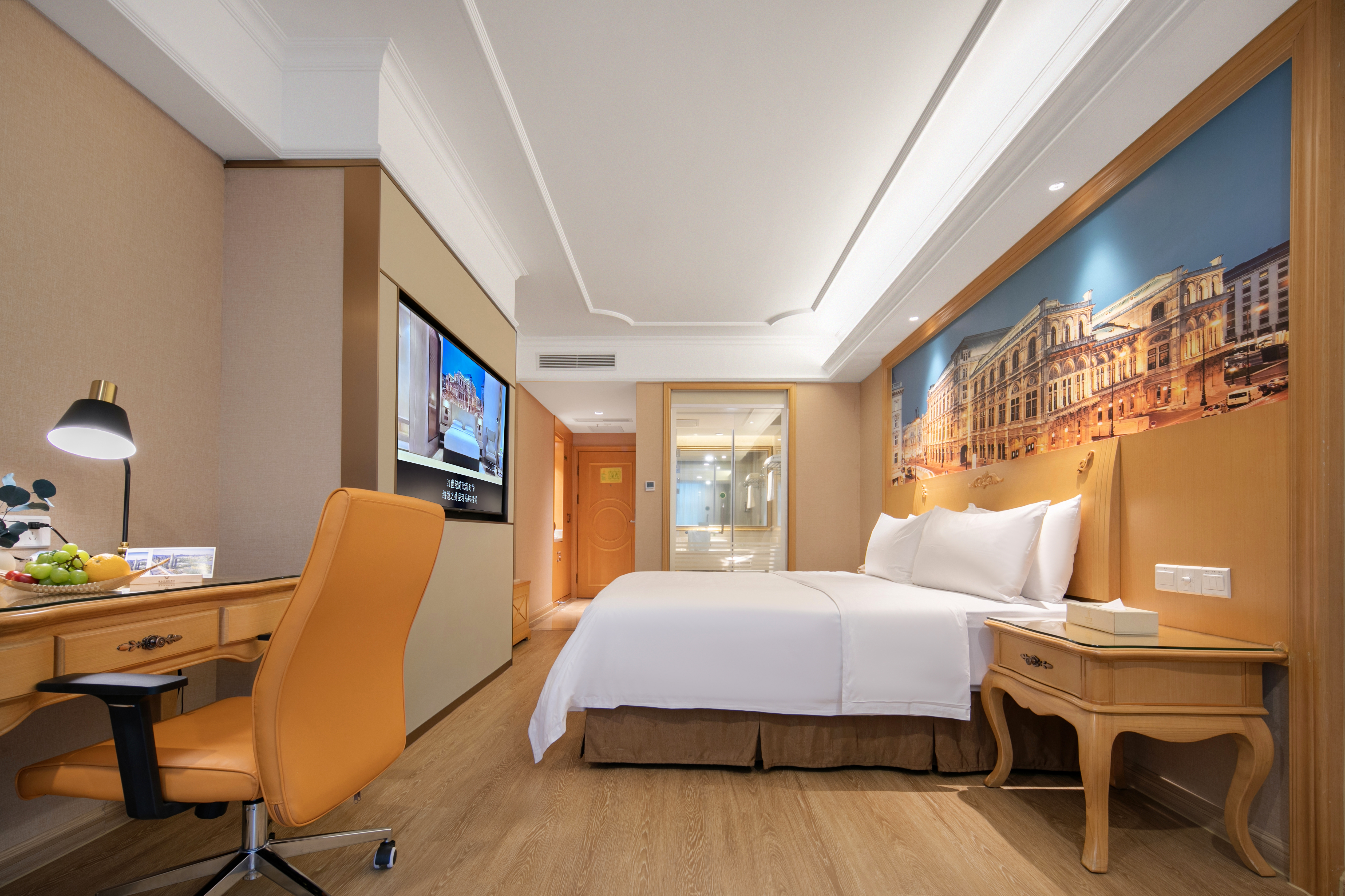沁享&城景 | 商務大床房 ［超大空間城景+65寸電視］