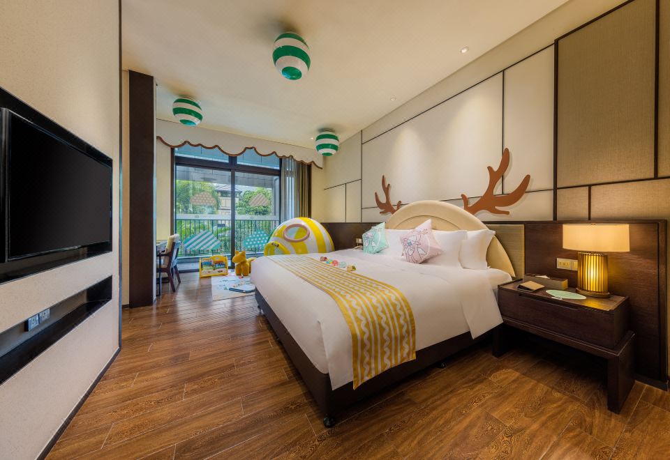 负氧离子糖果飞屋亲子大床房