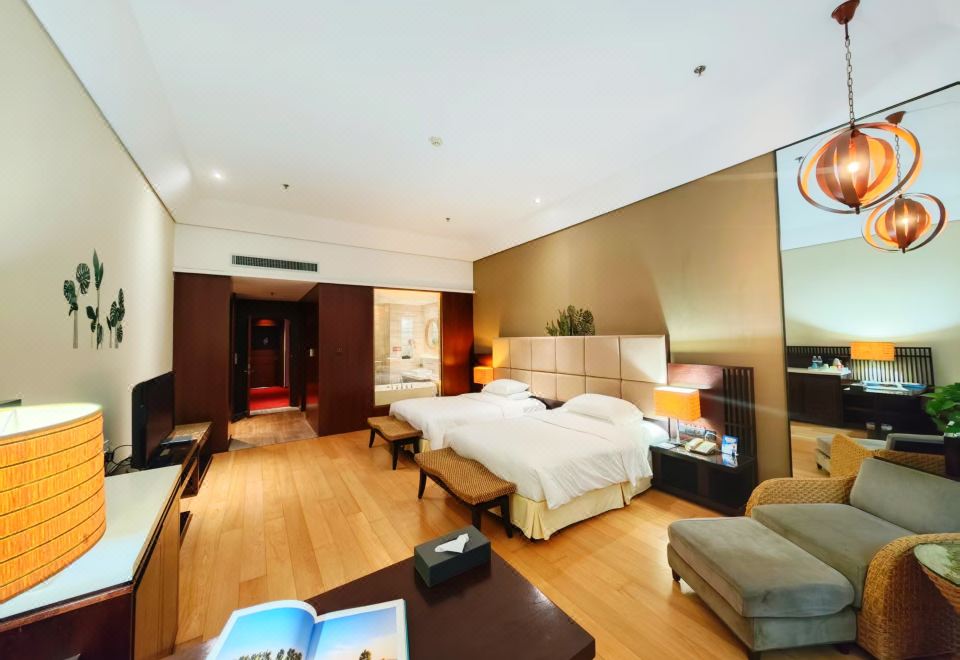 静谧双床房（落地窗+浴缸）