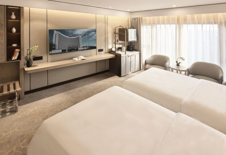 古都长禧双床房无浴缸（智能客控+胶囊coffee机）