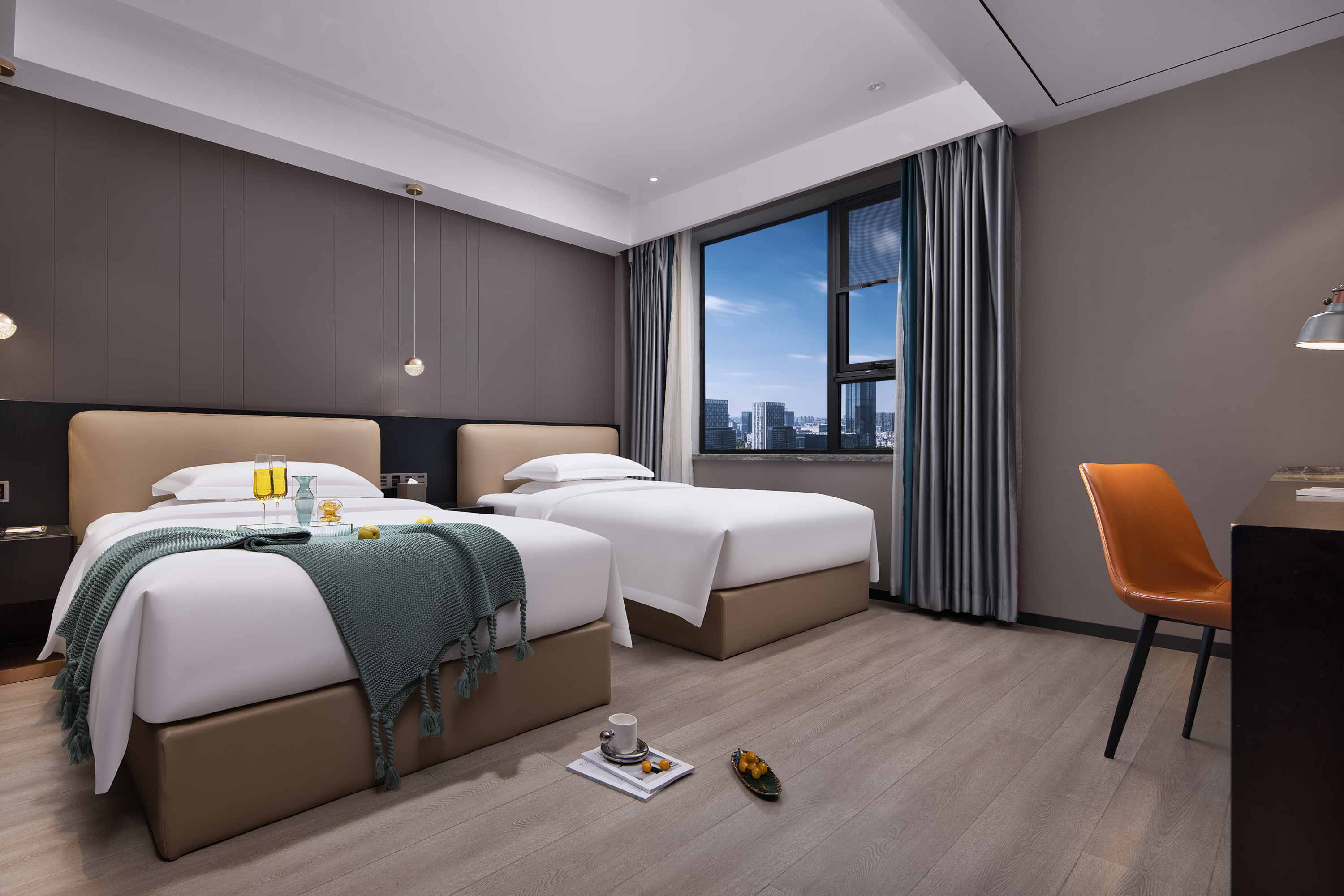 漫雅双床房（衣帽间+零压记忆床垫+智能客控）