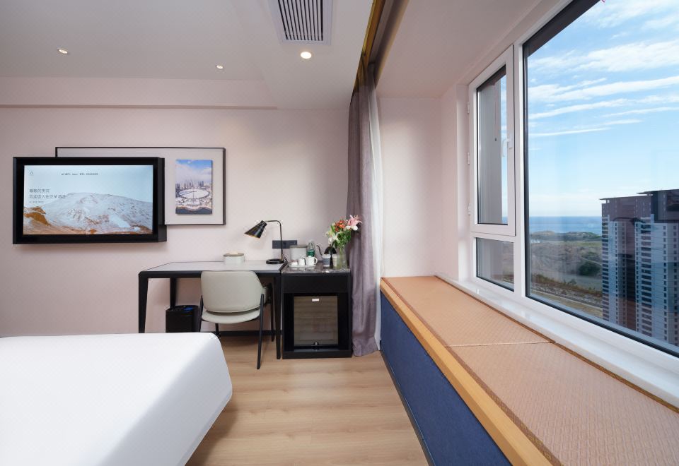 幾木海景家庭房（冰箱+手機投屏+智控+飄窗賞海）