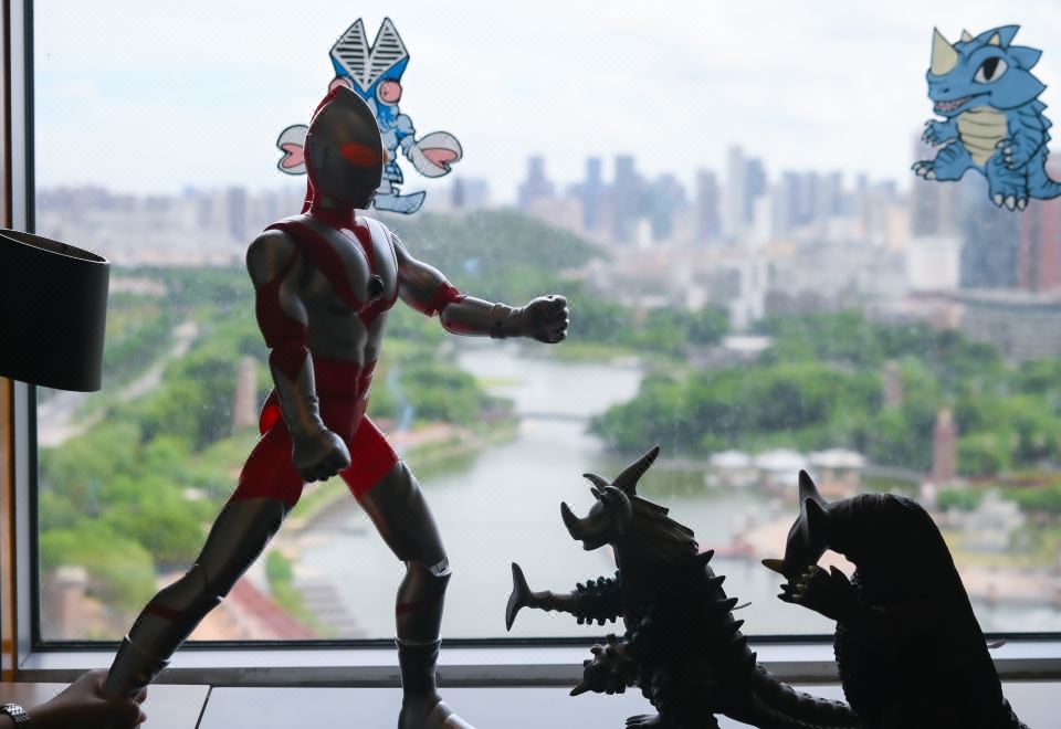 奥特曼主题单卧大床套房