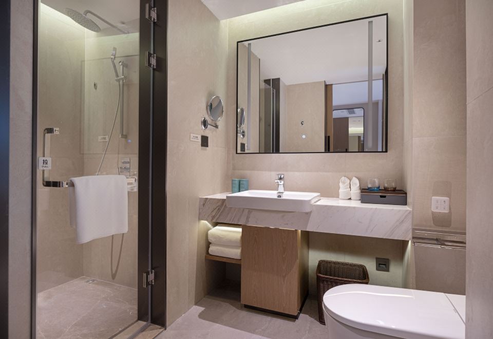 豪華花園海景雙床房（獨立觀海陽台+小冰箱）