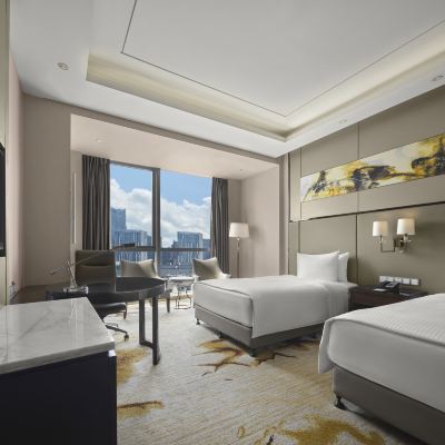 行政樓層豪華雙床房-飽覽城市天際線 南昌富力萬達嘉華飯店優惠