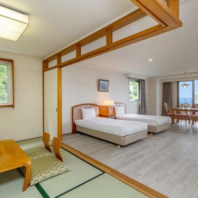 【高層階テラス付オーシャンビュー】デラックス和洋室 ホテルアンビエント伊豆高原アネックス クーポン